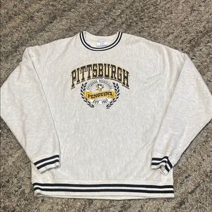 Champion Pittsburgh Penguins Gray Sweatshirt  sz L